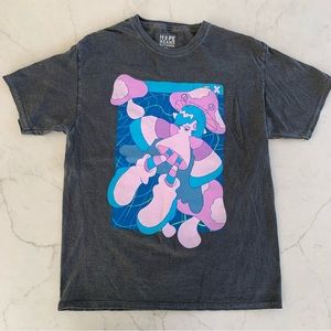 Zumiez Graphic Tee Hope Means Nothing M/L Grey Short Sleeve